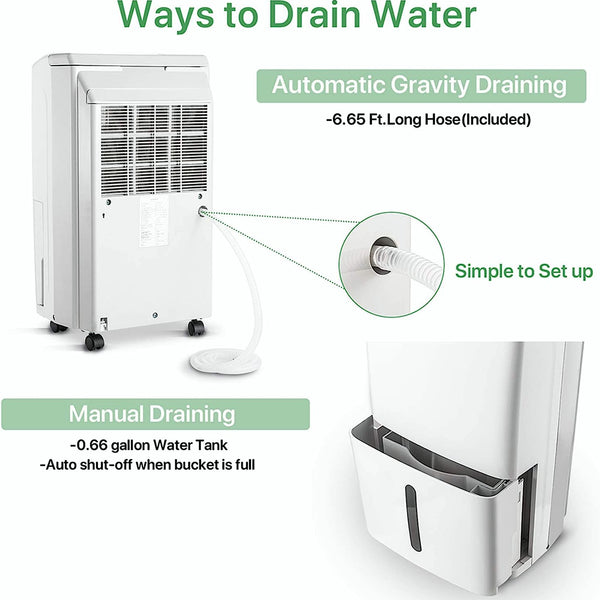 2000 Sq. Ft Dehumidifier for Home, 34 Pints Strong