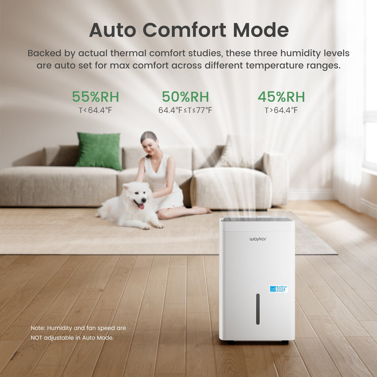120 Pints ENERGY STAR Most Efficient Dehumidifier for Home