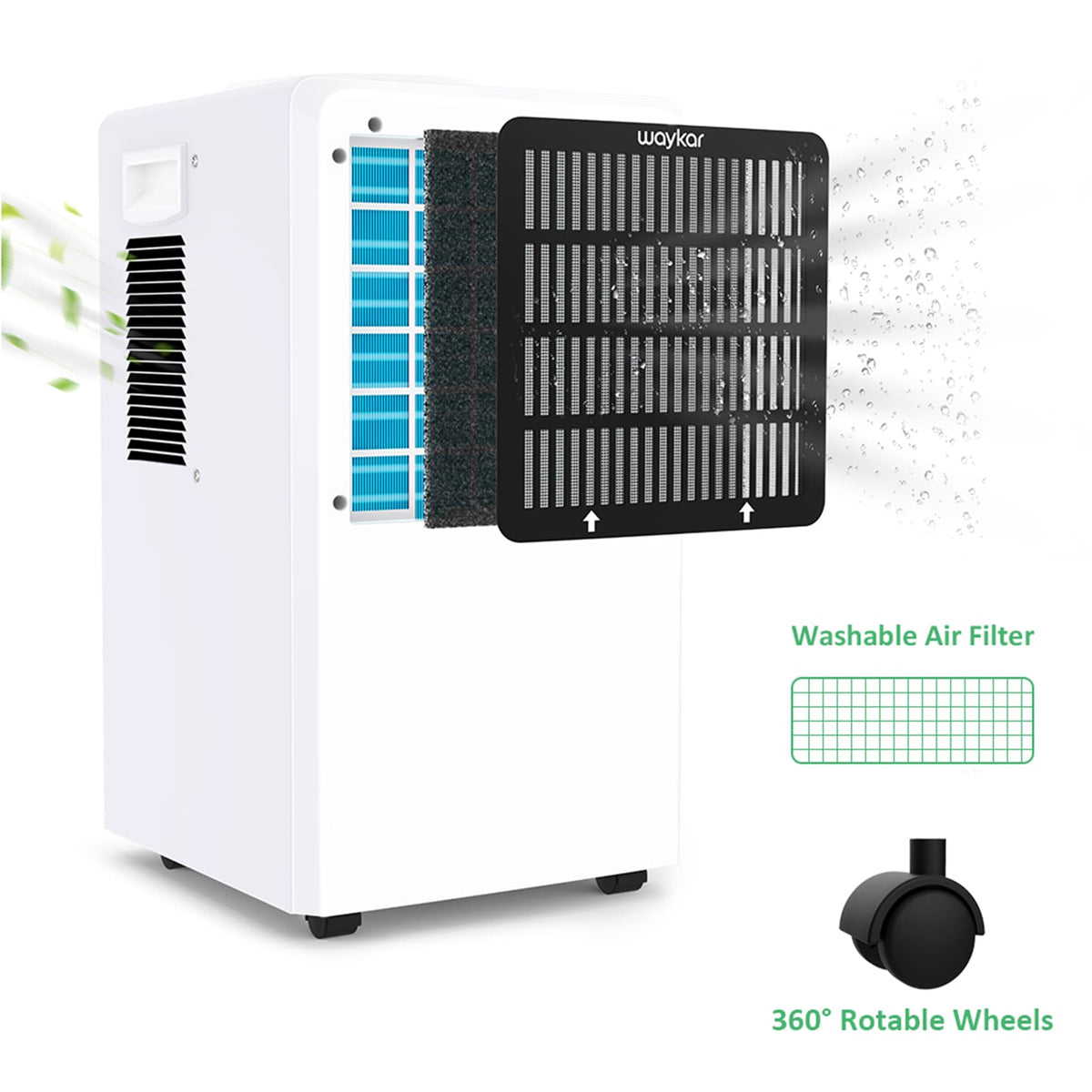 130 Pints Dehumidifier with Drain Hose (6.56 ft Long) For Both Wholesale and Retail