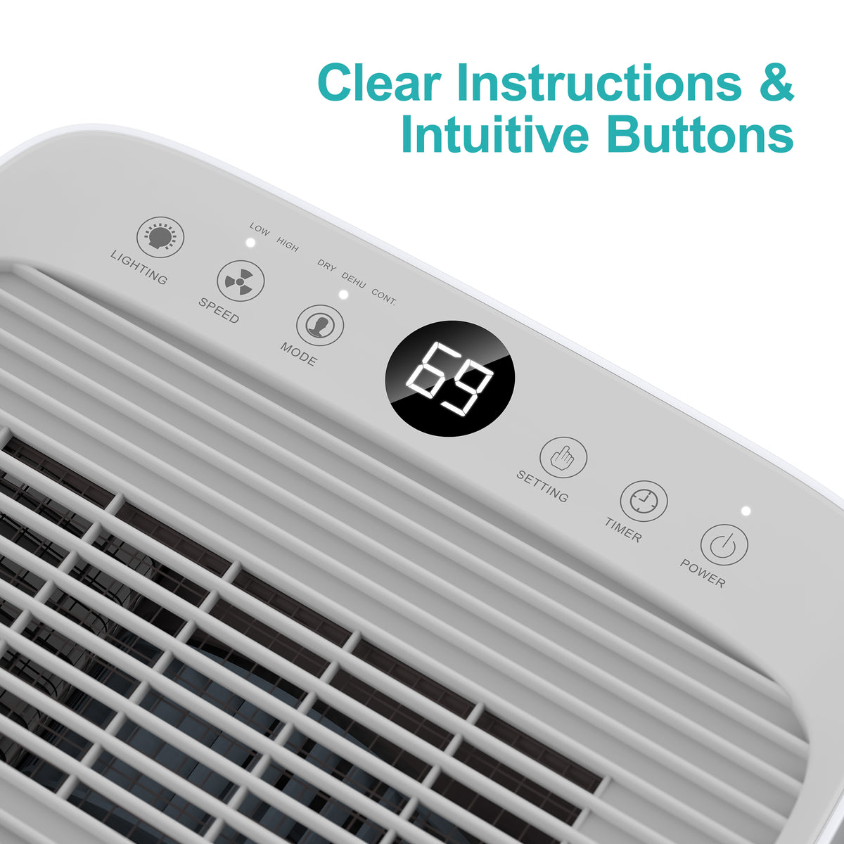 Sitvon 16 Pint Energy Star Dehumidifier for Home Basement Large Room,Max 52 Pint, 4500 Sq. Ft Commercial Grade - Auto Defrost, Ultra Quiet 40dB, Auto Comfort Mode, Dual Drain Option