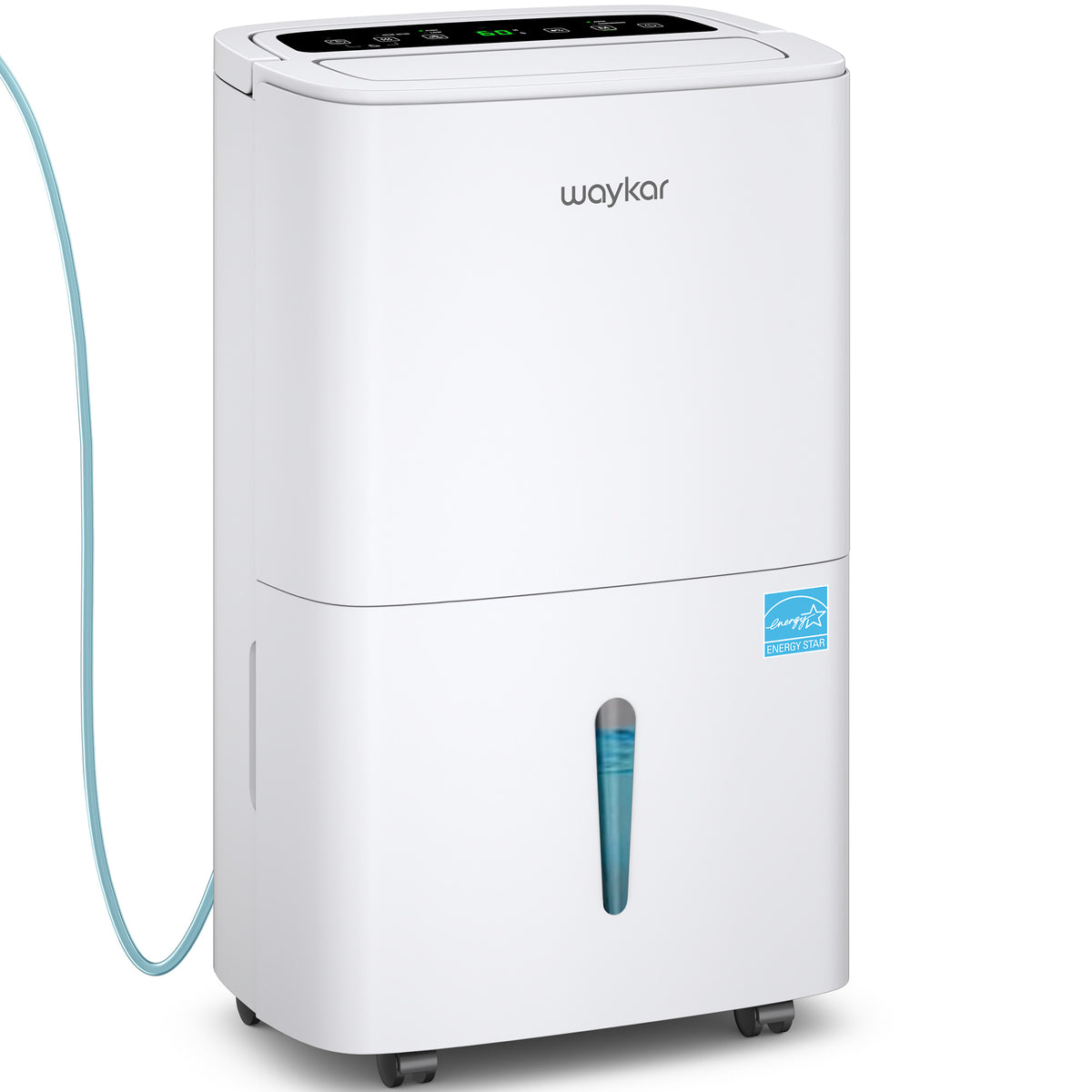 Energy Star Dehumidifiers with Drain Hose, Handle, Auto Defrost and Self Drying Features [Waykar YDZ Star]