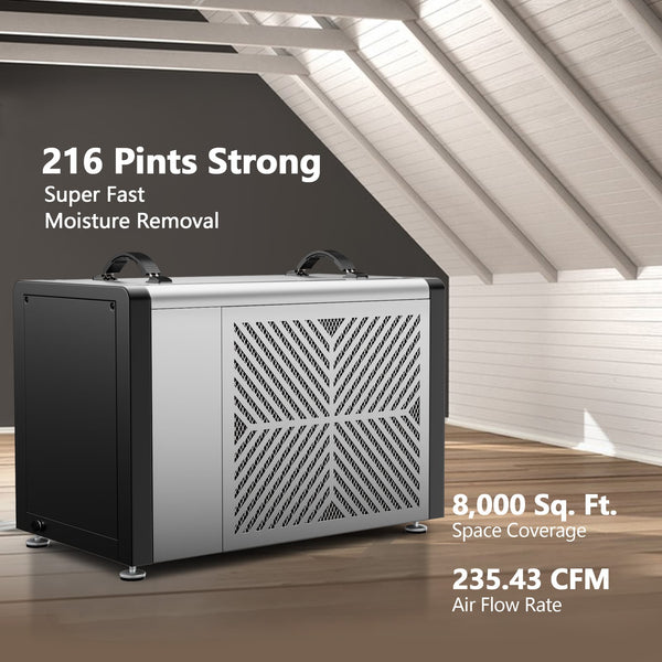Pre-Sale: Crawl Space Dehumidifier for Basement, Available in 70, 125, 158 & 216 Pints