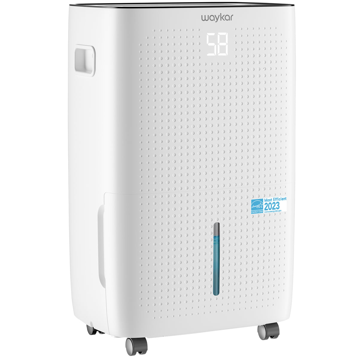 150-Pints Commercial Dehumidifier with Pump: Energy Star Most Efficient for Spaces Up to 7,000 Sq. Ft with Pump, Drain Hose, and 1.85 Gal Water Tank