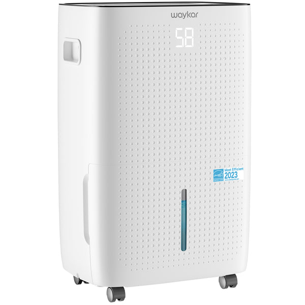 150-Pints Commercial Dehumidifier with Pump: Energy Star Most Efficient for Spaces Up to 7,000 Sq. Ft with Pump, Drain Hose, and 1.85 Gal Water Tank