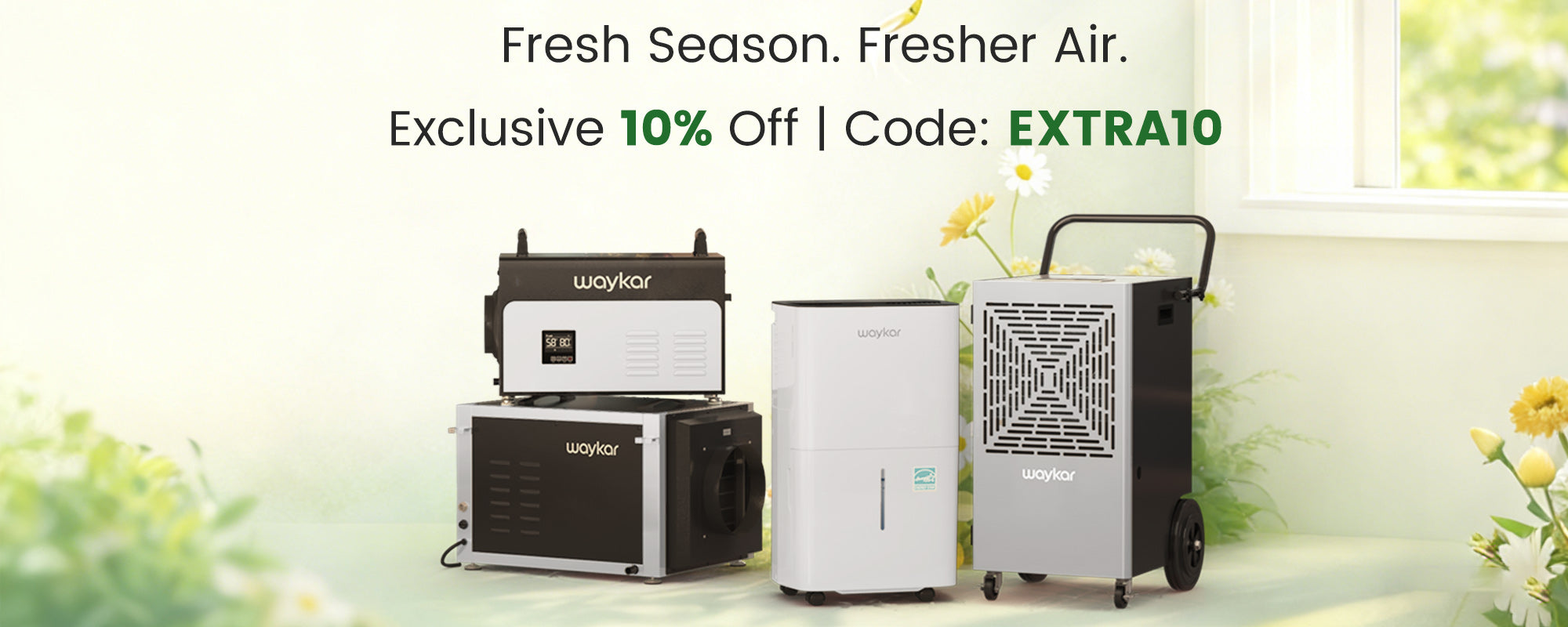 Waykar dehumidifier on sale