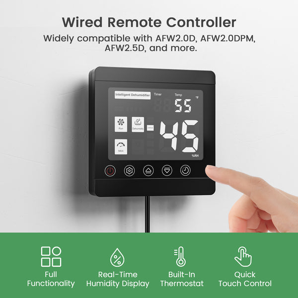 Wired Remote Controller for Waykar Crawlspace Dehumidifiers