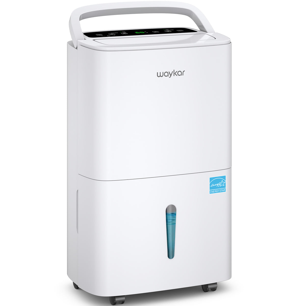 Energy Star Dehumidifiers with Drain Hose, Handle, Auto Defrost and Self Drying Features [Waykar YDZ Star]
