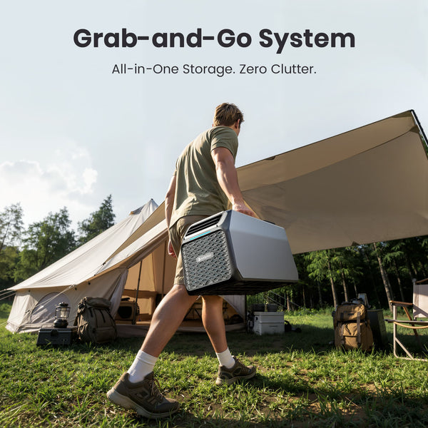 Waykar 6,000 BTU Portable Air Conditioner for Camping, Windowless Air Conditioning with Remote