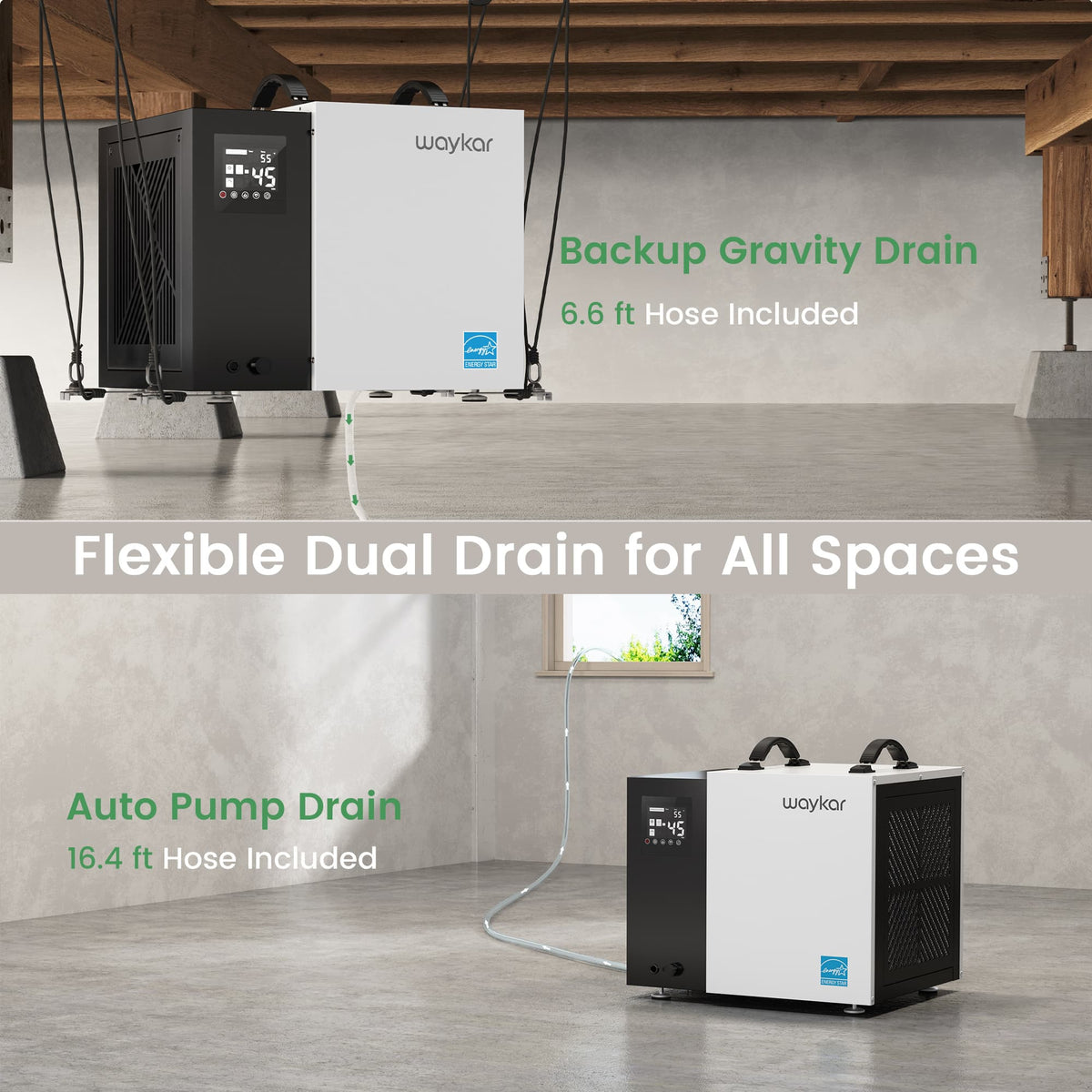 ENERGY STAR 70-Pint Crawlspace Dehumidifier with Pump