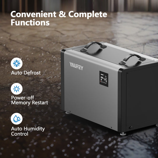 Pre-Sale: Crawl Space Dehumidifier for Basement, Available in 70, 125, 158 & 216 Pints