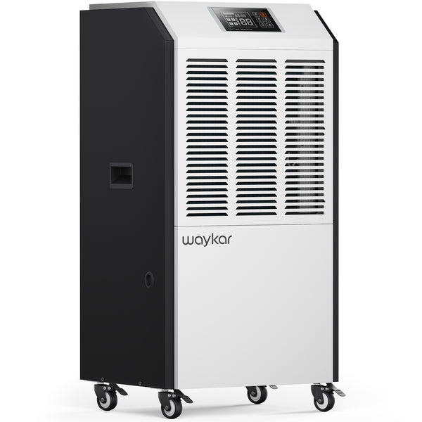 Waykar 216 Pints Large Commercial Dehumidifier with Drain Hose, Dehumidifier in Large Space up to 8500 Sq. Ft for Large Basements, Industrial/Commercial Spaces, Job Sites, Whole House, 5-Year Warranty