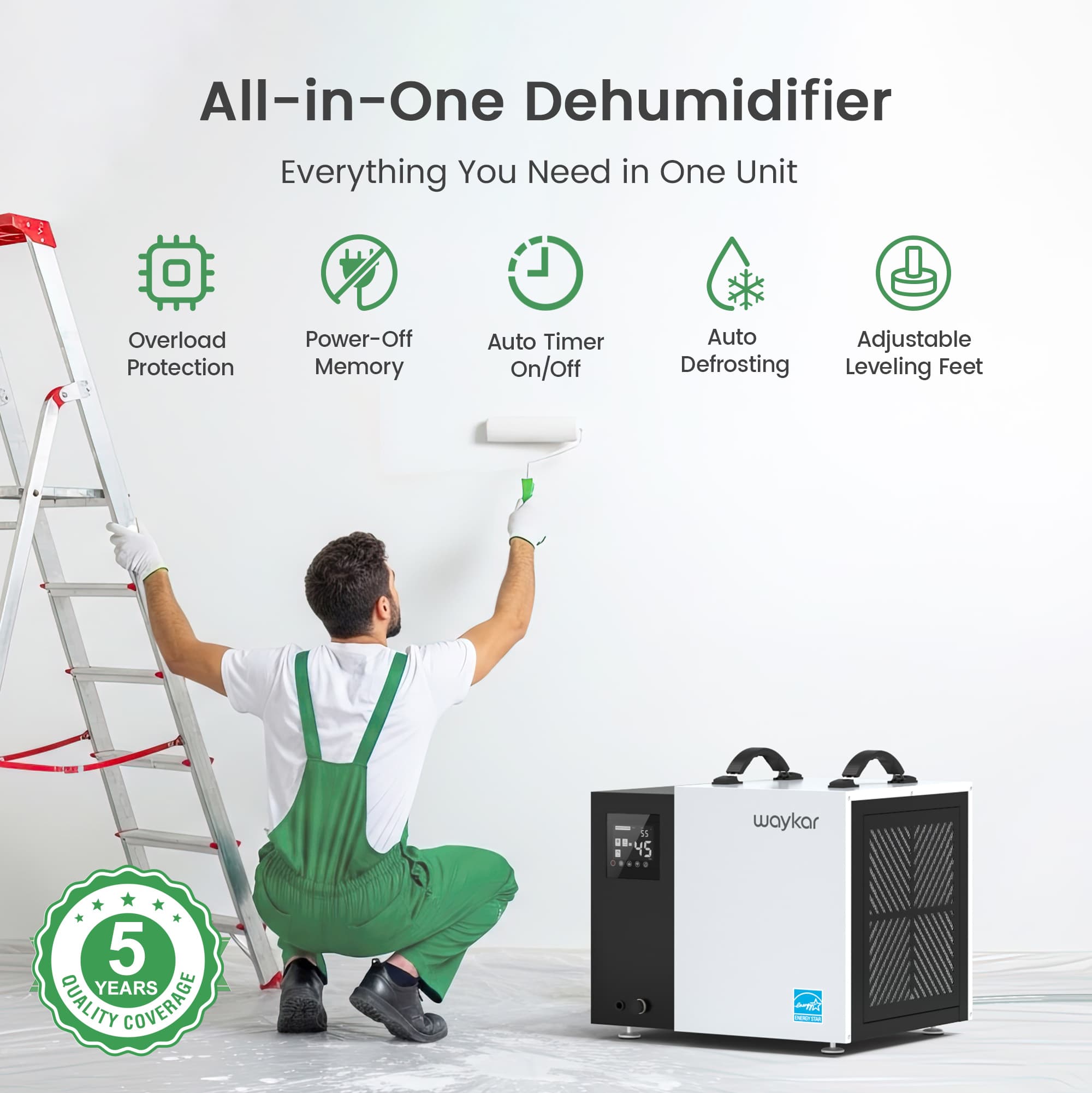 70 Pint Energy Star Crawl Space Dehumidifier with Pump Model#AFW1