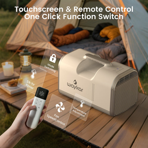 Tent AC with remote control