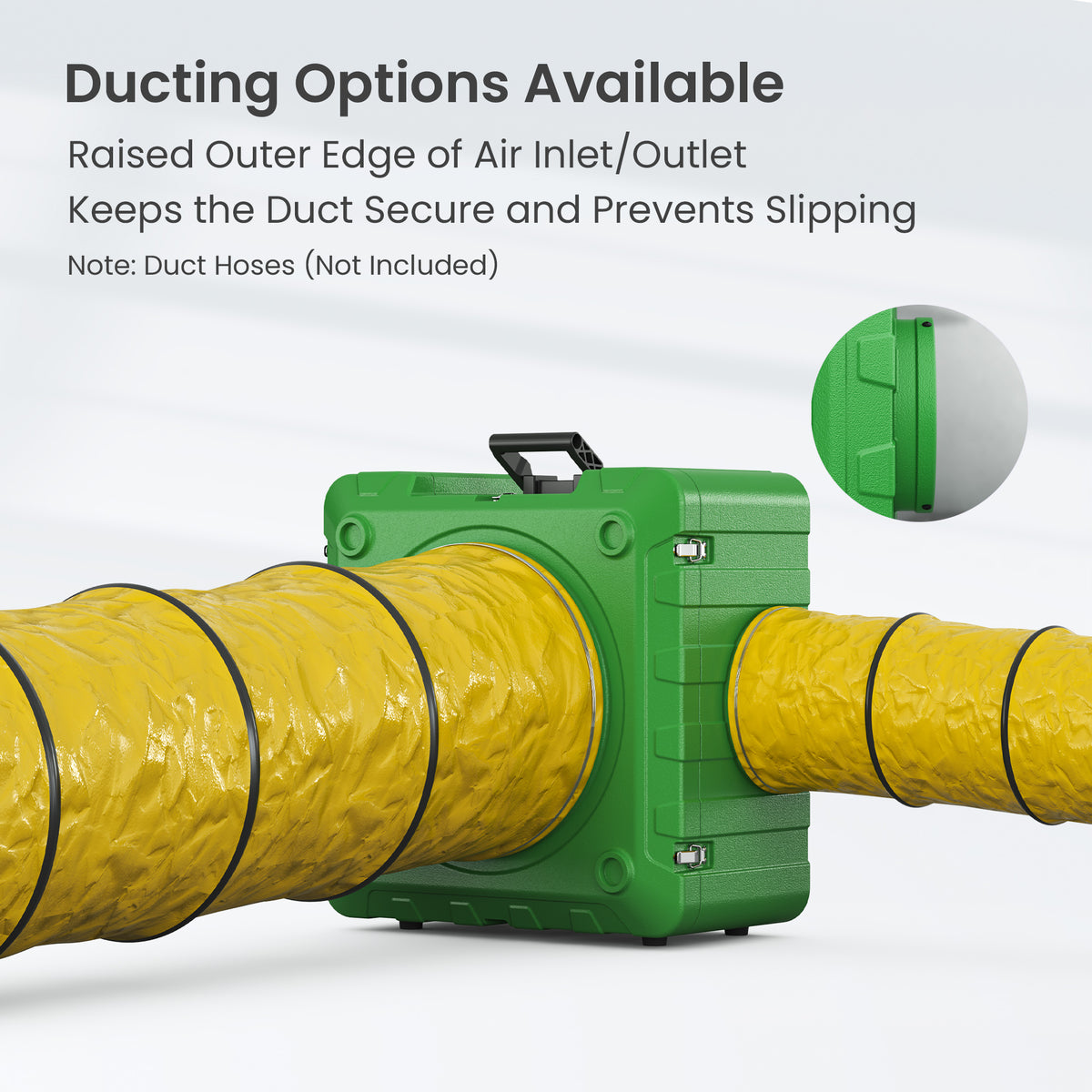 3-Stage Filtration Air Scrubber – Stackable Design for Home and Industrial Use