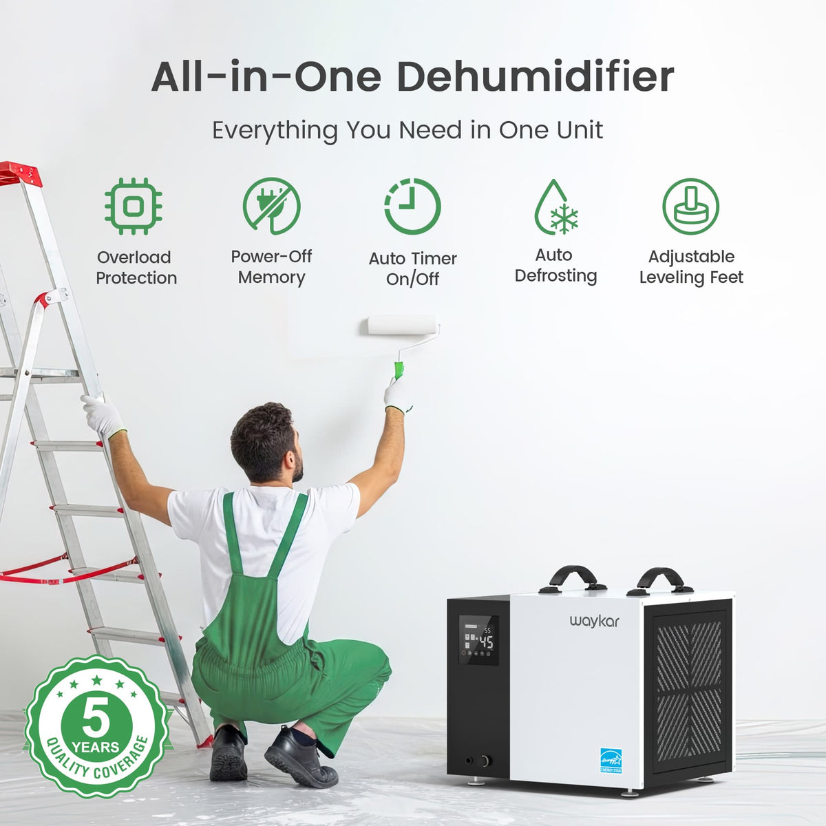 ENERGY STAR 70-Pint Crawlspace Dehumidifier with Pump