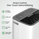 dehumidifier with touch control