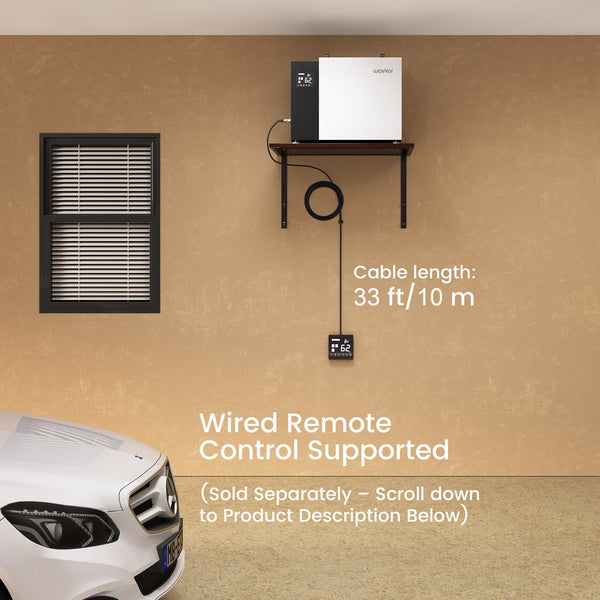 158 Pints Ductable Crawlspace Dehumidifier with Pump and Drain Hose (Optional Remote Controller)