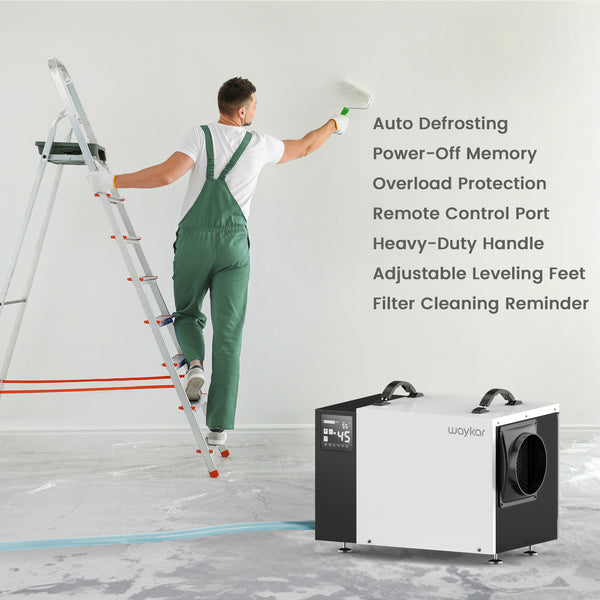 125-Pint Crawlspace Dehumidifier, Down to 10%RH Dry, Pump Model Optional