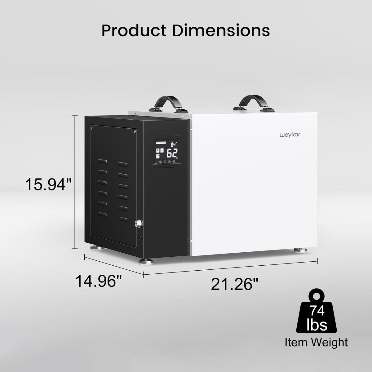 158 Pints Crawlspace Dehumidifier with Built-in Pump
