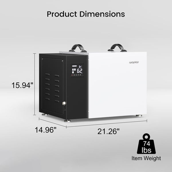 158 Pints Crawlspace Dehumidifier with Built-in Pump