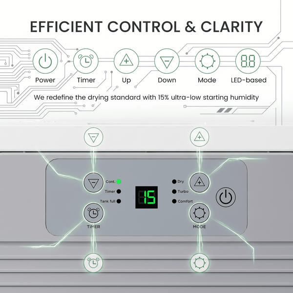 Pre-Sale: 30 Pints Dehumidifier with Auto Comfort Mode
