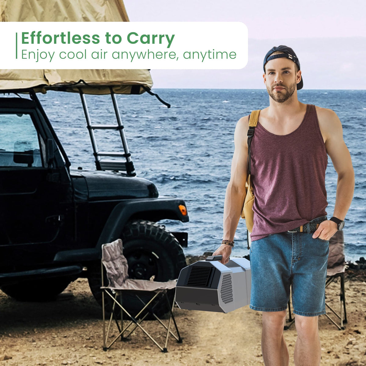 easy carry portable ac