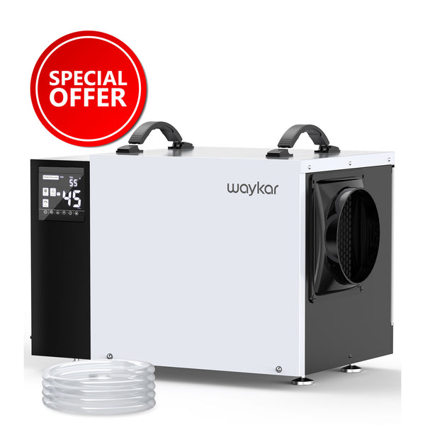 125-Pint Crawlspace Dehumidifier with Pump and 10%RH Max Dryness