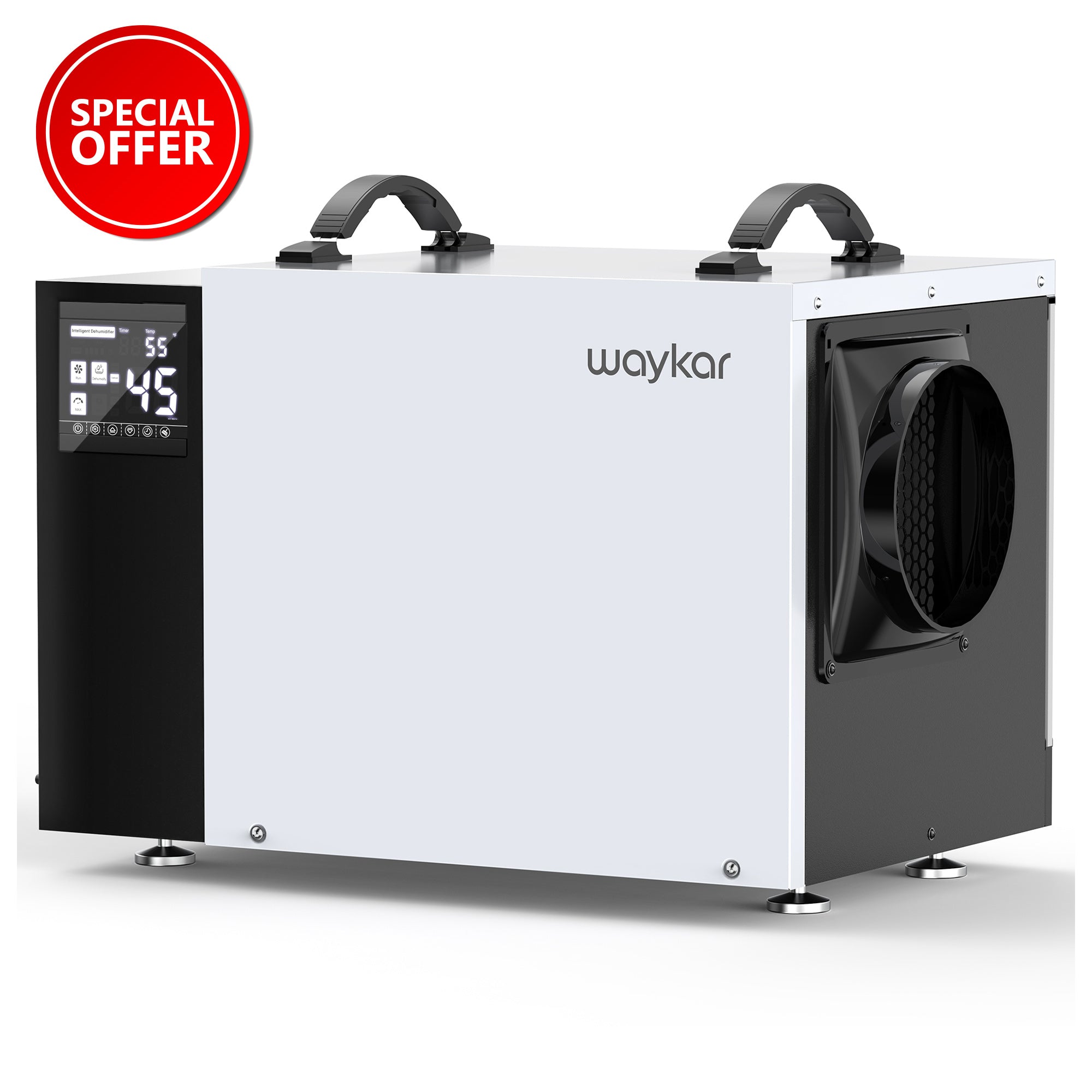 125-Pint Crawlspace Dehumidifier, Down to 10%RH Dry, Pump Model Optional