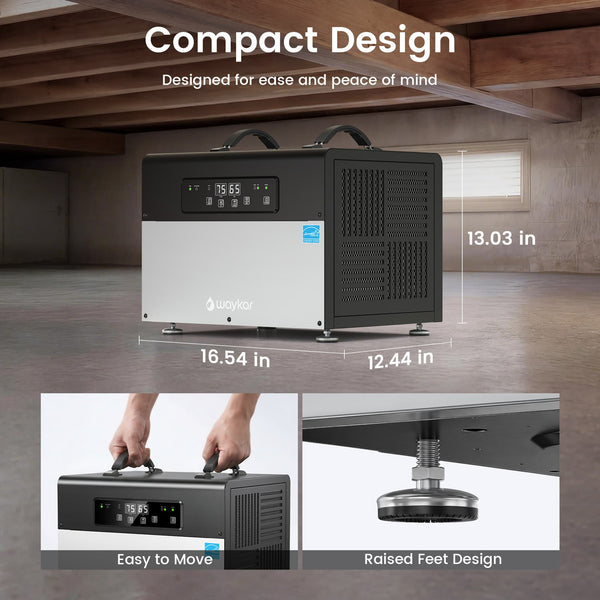 Waykar  70 Pints ENERGY STAR Crawl Space Dehumidifier with Pump