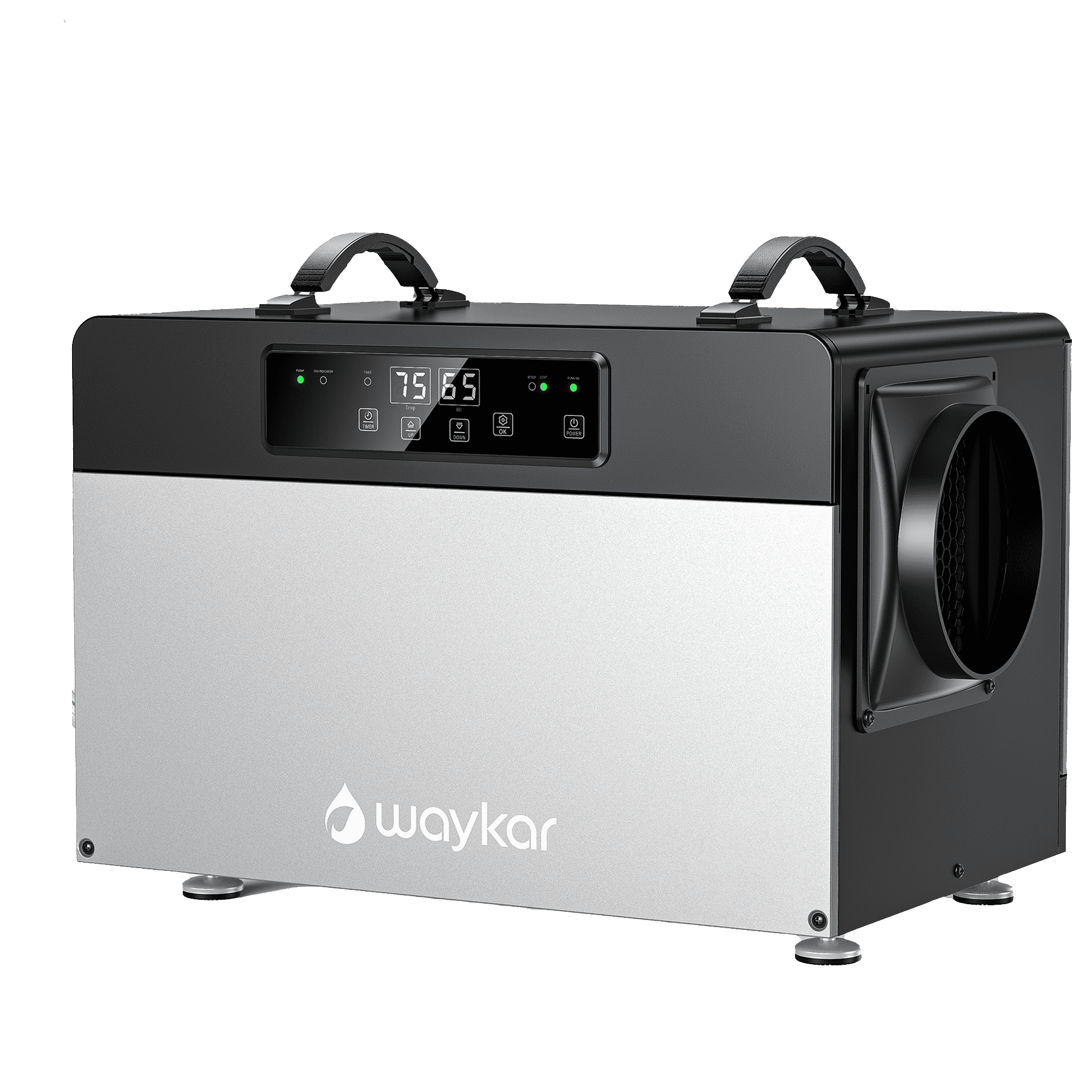 Waykar ENERGY STAR Crawl Space Dehumidifier with Pump, 70 Pints or 125 Pints Optional