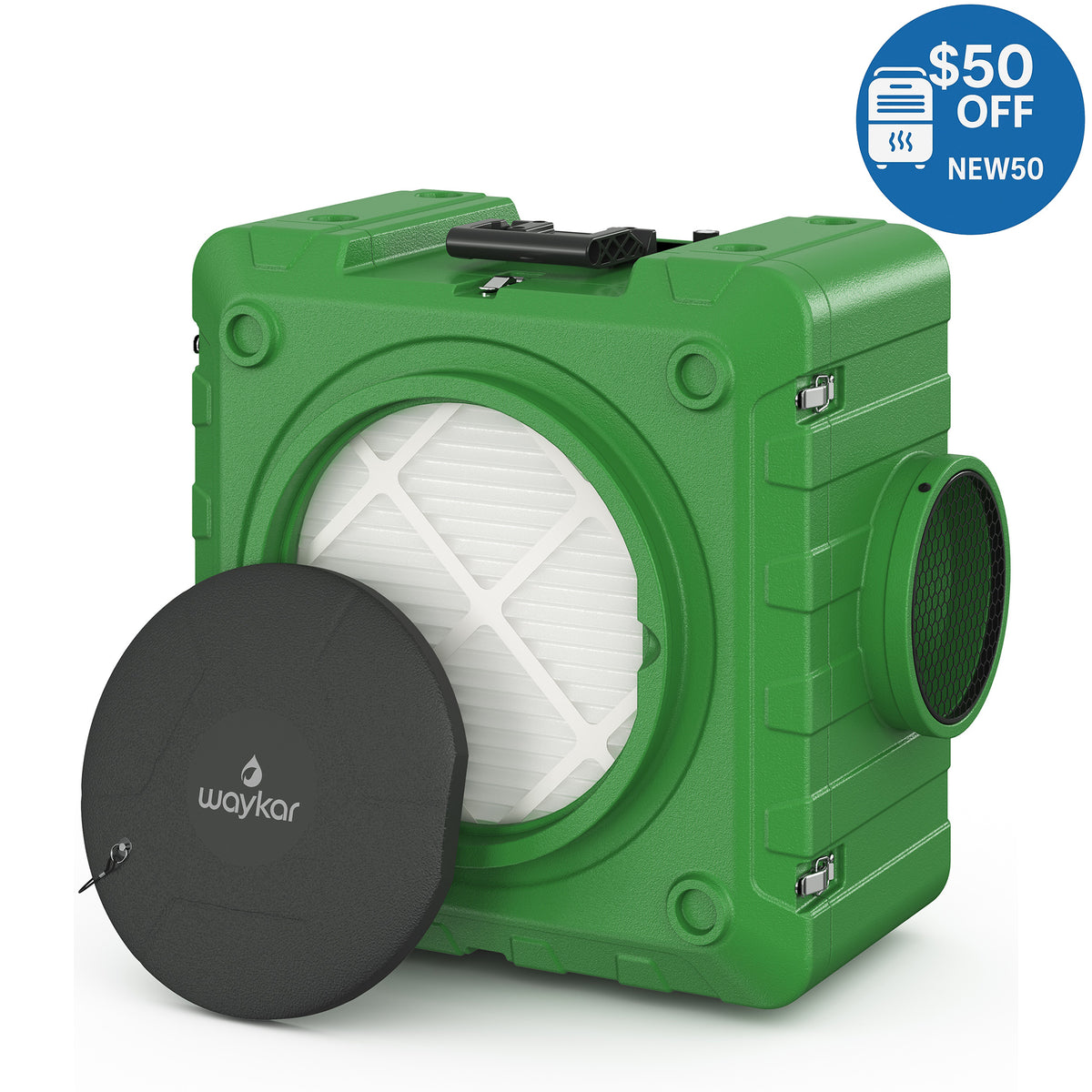 3-Stage Filtration Air Scrubber – Stackable Design for Home and Industrial Use [JGW55A]