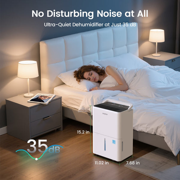 ENERGY STAR 2025 Dehumidifier for Home – 30 Pints Quick Moisture Removal for Basement