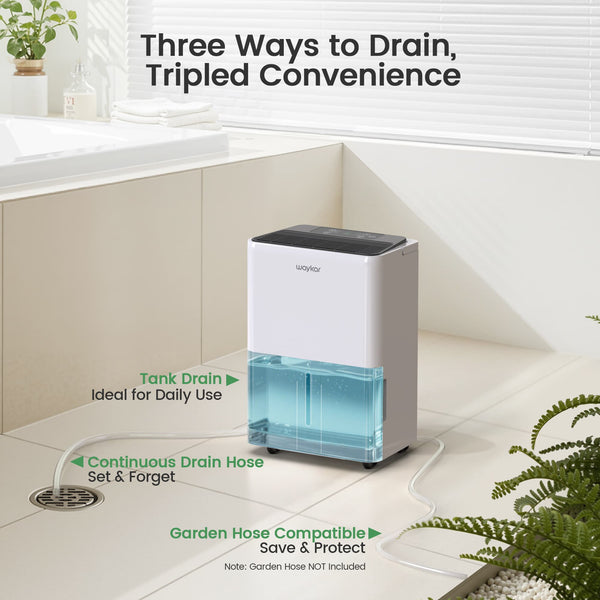 ENERGY STAR 2025 Dehumidifier for Home – 30 Pints Quick Moisture Removal for Basement
