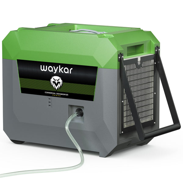 150 Pints Commercial Dehumidifier with Pump for Basement Warehouse & Job Sites, Large Space Crawl Space Dehumidifier for Efficient Water Damage Restoration