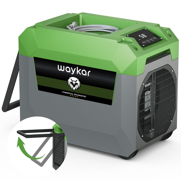 150 Pints Commercial Dehumidifier with Pump for Basement Warehouse & Job Sites