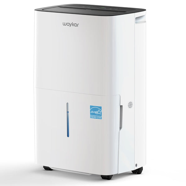 Waykar 80 Pints Energy Star Dehumidifier for Home, Dehumidifier with Drain Hose and 1.45 Gal Tank #CHWA80A&80B