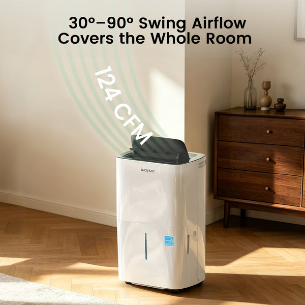 Waykar ENERGY STAR Home Dehumidifier with Auto Air Swing Model#CHWA80B