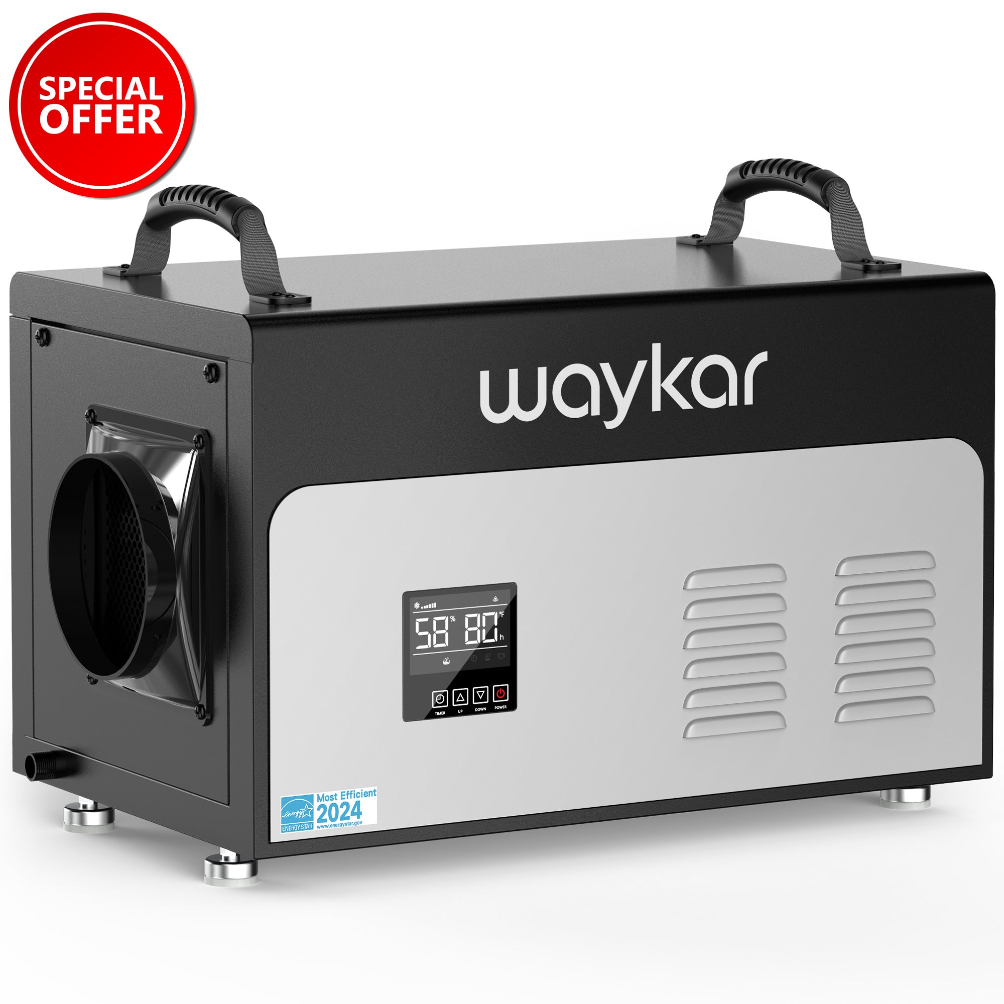 130 Pints Crawl Space Dehumidifier (ENERGY STAR Most Efficient)