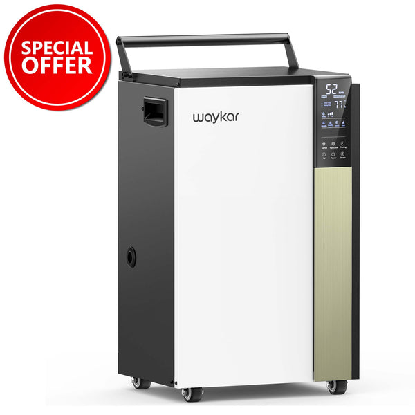 190 Pints Commercial Dehumidifier with 2.11-Gal Tank