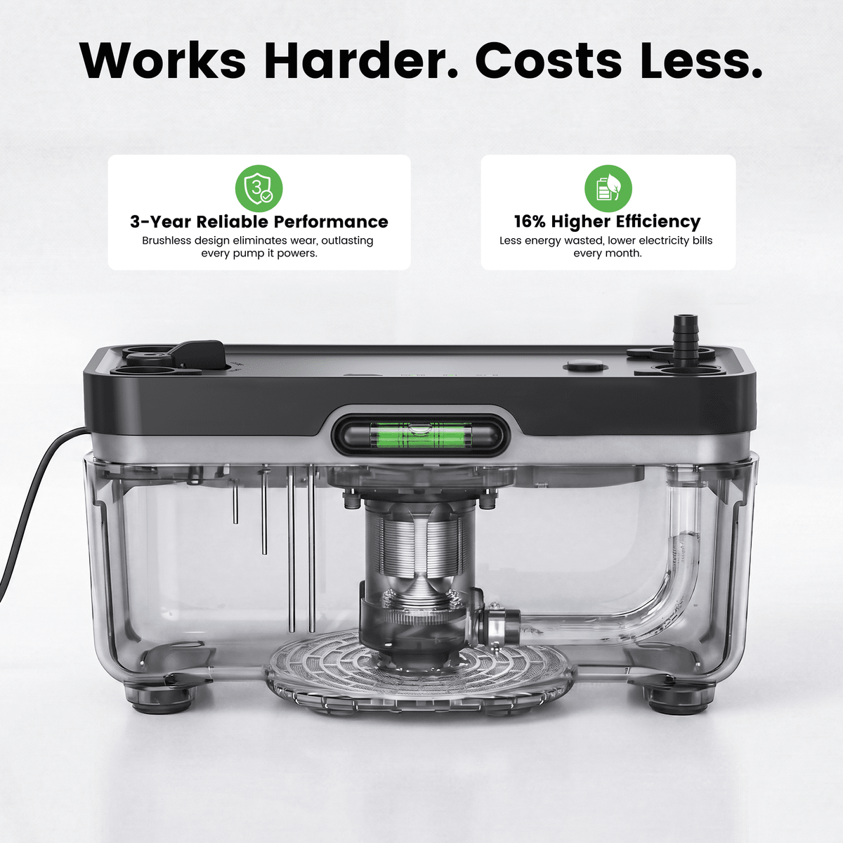 Waykar Automatic Condensate Pump for HVAC & Mini-Split Systems