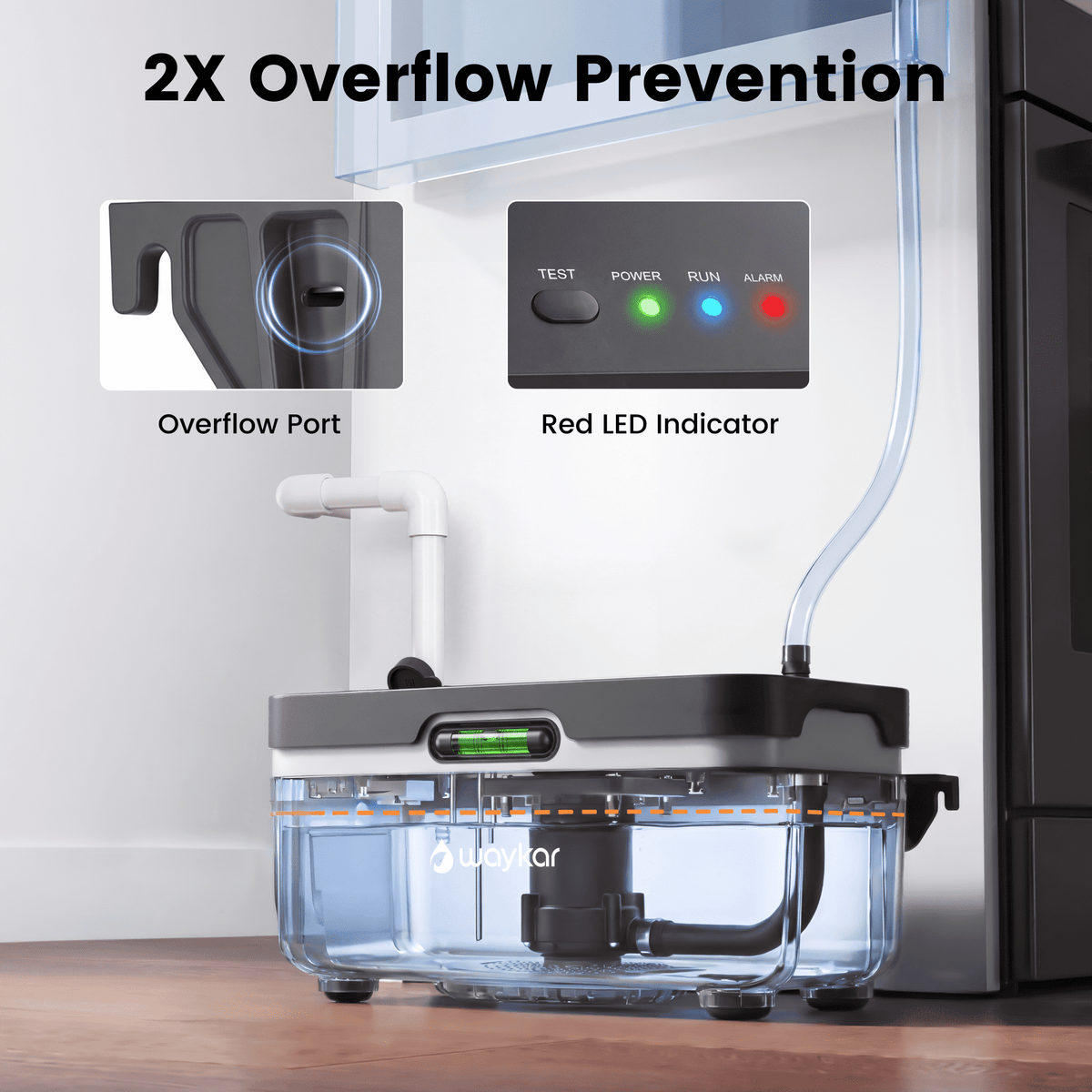 Waykar Automatic Condensate Pump for HVAC & Mini-Split Systems