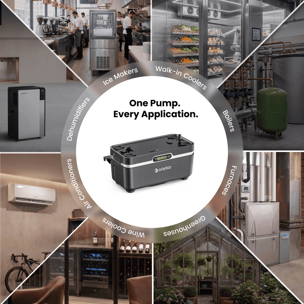 Waykar Automatic Condensate Pump for HVAC & Mini-Split Systems