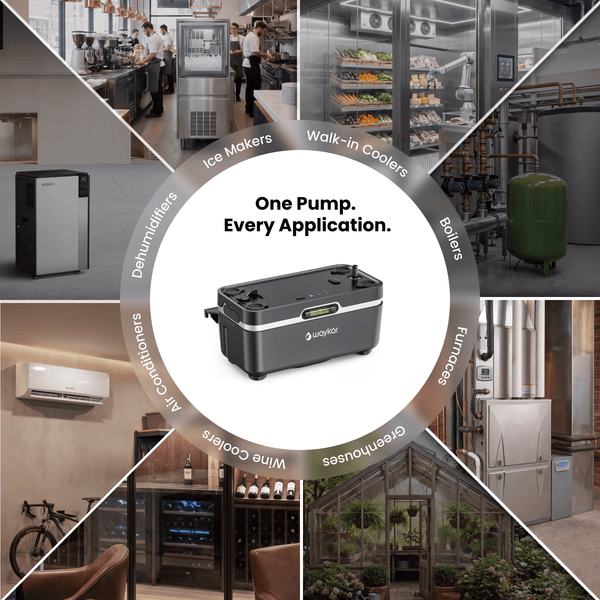 Waykar Automatic Condensate Pump for HVAC & Mini-Split Systems