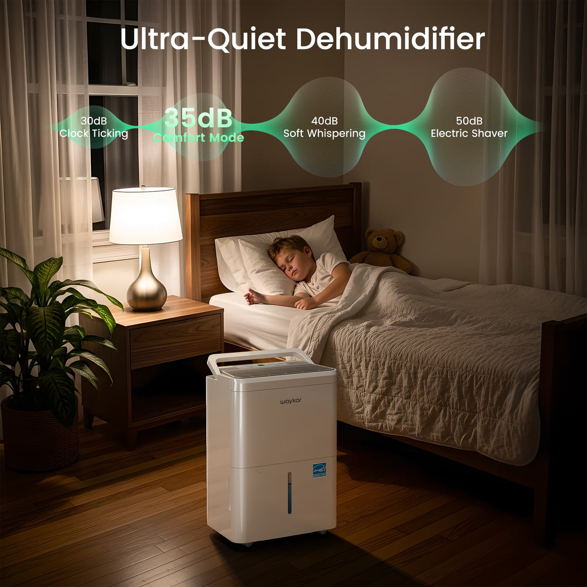 30 Pints ENERGY STAR 2025 Home Dehumidifier for Basement