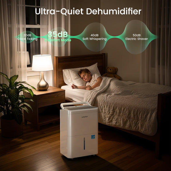 30 Pints ENERGY STAR 2025 Home Dehumidifier for Basement