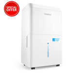 ENERGY STAR Most Efficient Dehumidifier – Available in 80, 120, and 150 Pints.