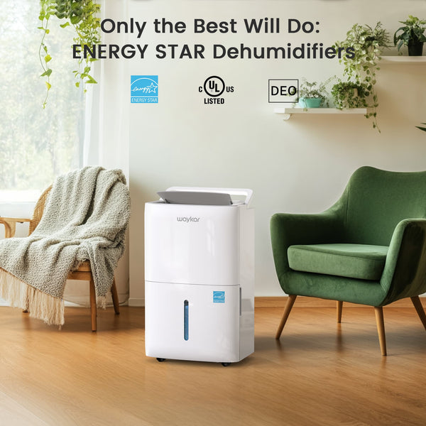 ENERGY STAR Dehumidifier with Colored Humidistat:  80, 120, or 150 Pints
