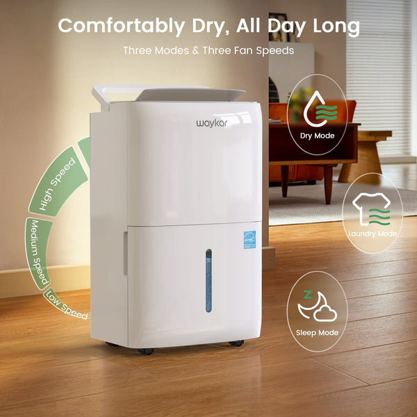 ENERGY STAR Dehumidifier with Colored Humidistat:  80, 120, or 150 Pints