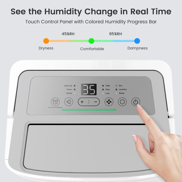 ENERGY STAR Dehumidifier with Colored Humidistat:  80, 120, or 150 Pints