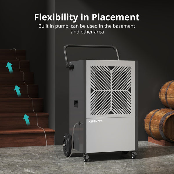 Pre-Sale: Commercial Dehumidifier with Pump & Drain Hose, 155 or 216 Pints Optional